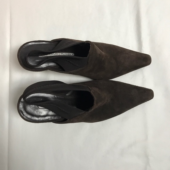 Donald J. Pliner | Brown slingback heel Sz. 6 - Picture 2 of 4